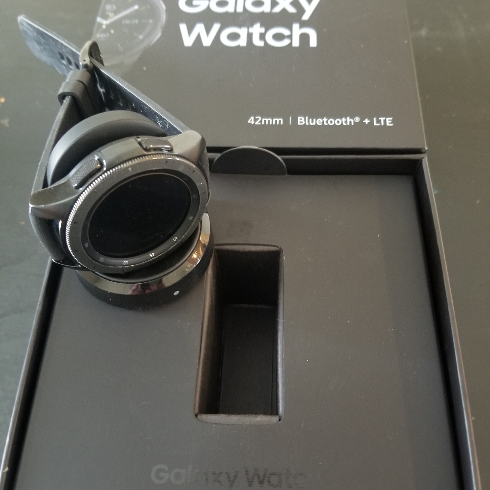 Samsung Galaxy 42mm watch.